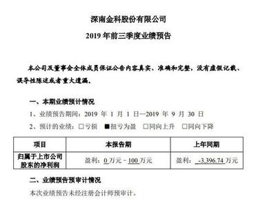 注銷和出售虧損子公司 深南股份前三季度扭虧為盈